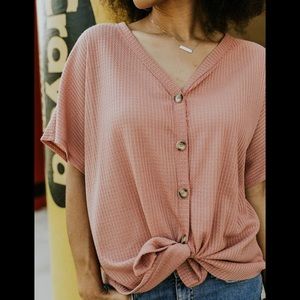 ROOLEE Tracy Tie Blouse